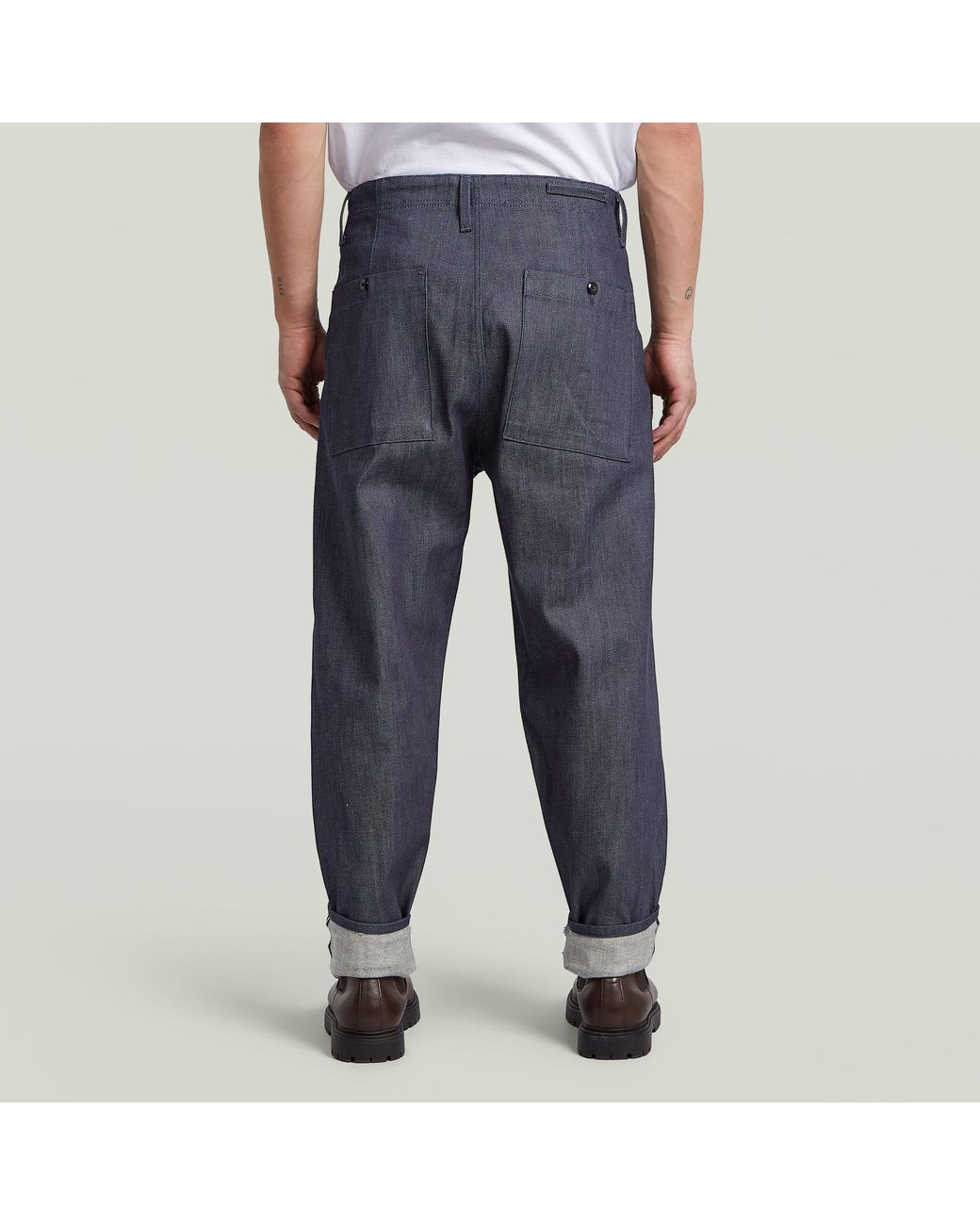The Ignaz- Correct Pleated Chino Relaxed G-Star pour homme en coloris Blue