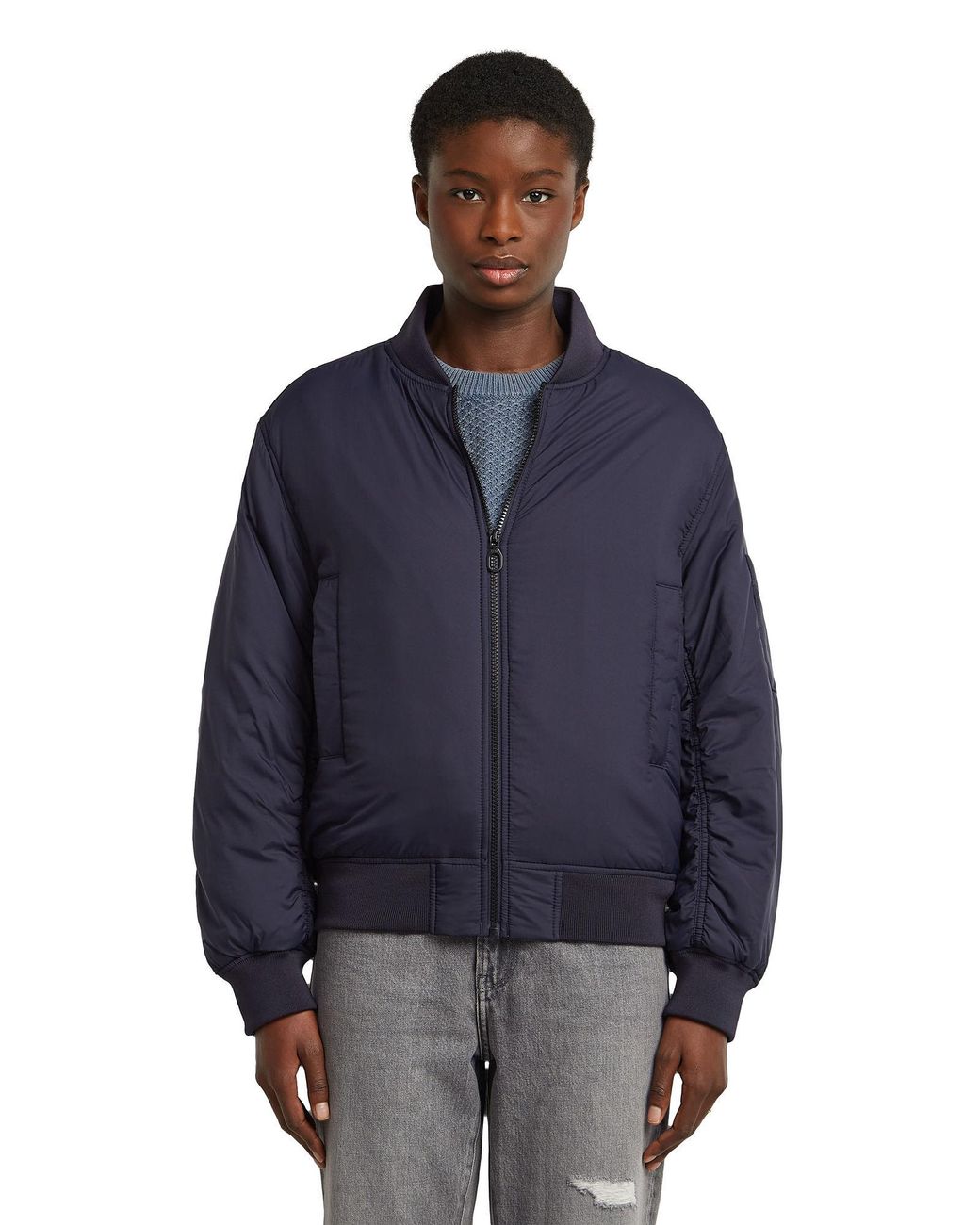 G-Star Blue Bomber Padded Jacket
