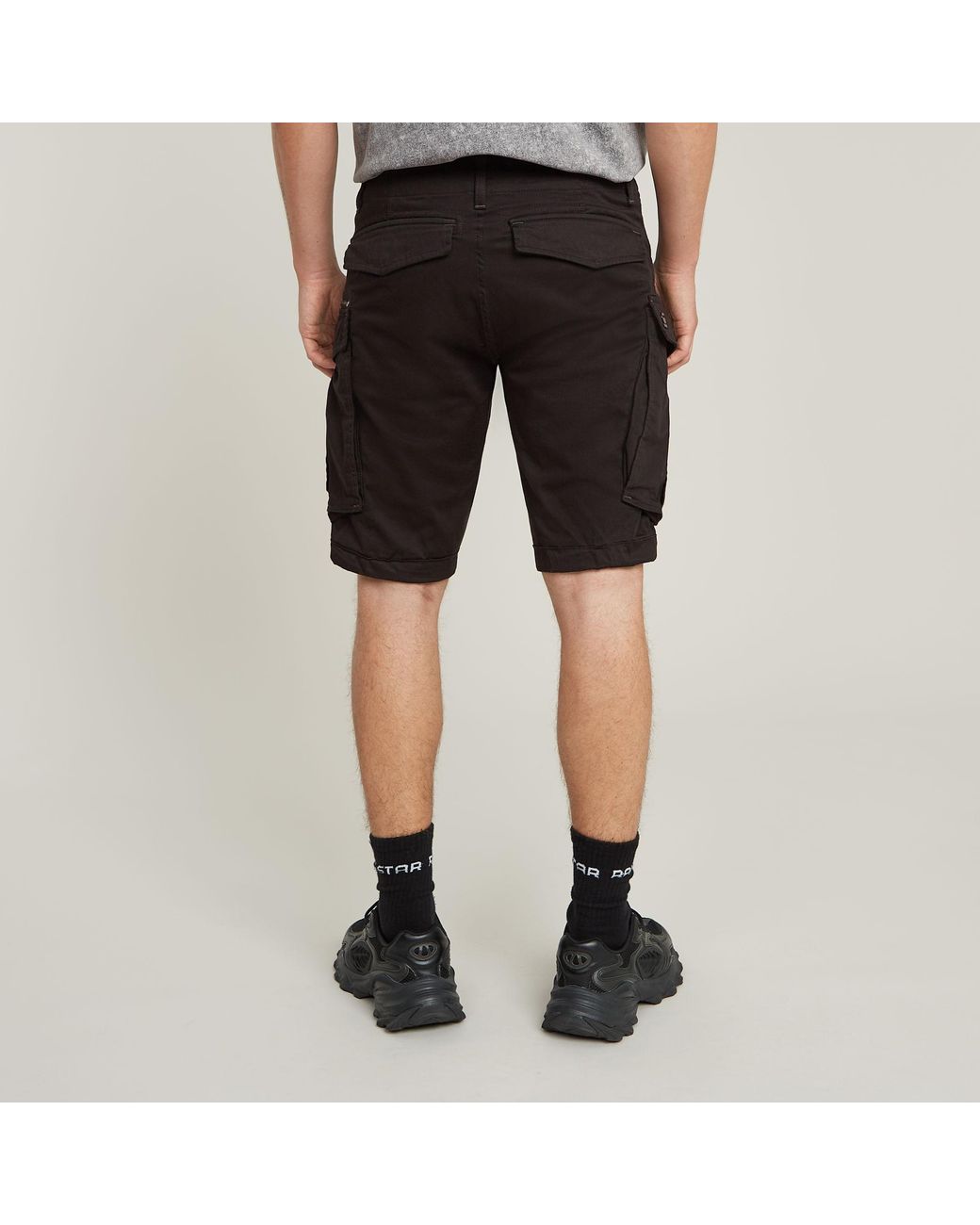 G-Star Rovic Zip Regular Short in het Black voor heren