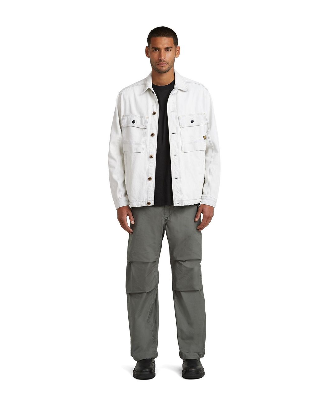 G-Star Gray Balloon Shell Cargo for men