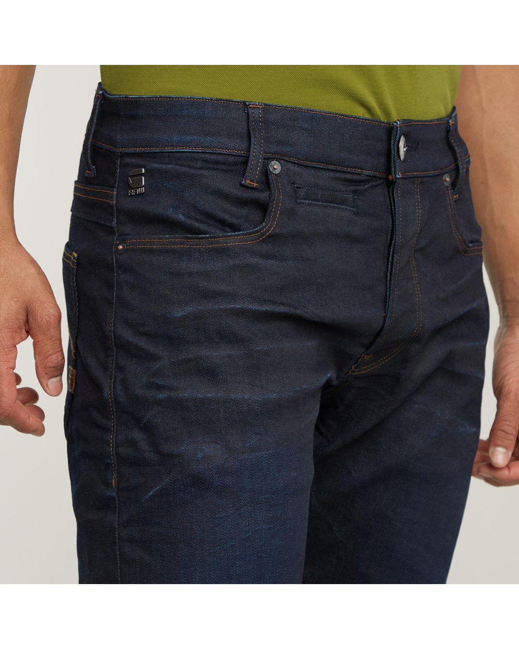 Jean D-Staq 5-Pocket Slim G-Star pour homme en coloris Blue