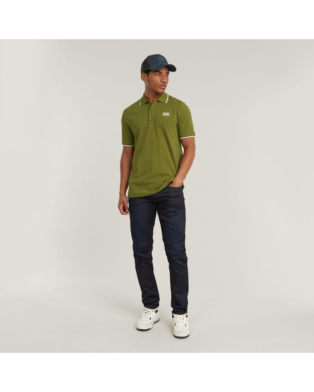 Jean D-Staq 5-Pocket Slim G-Star pour homme en coloris Blue