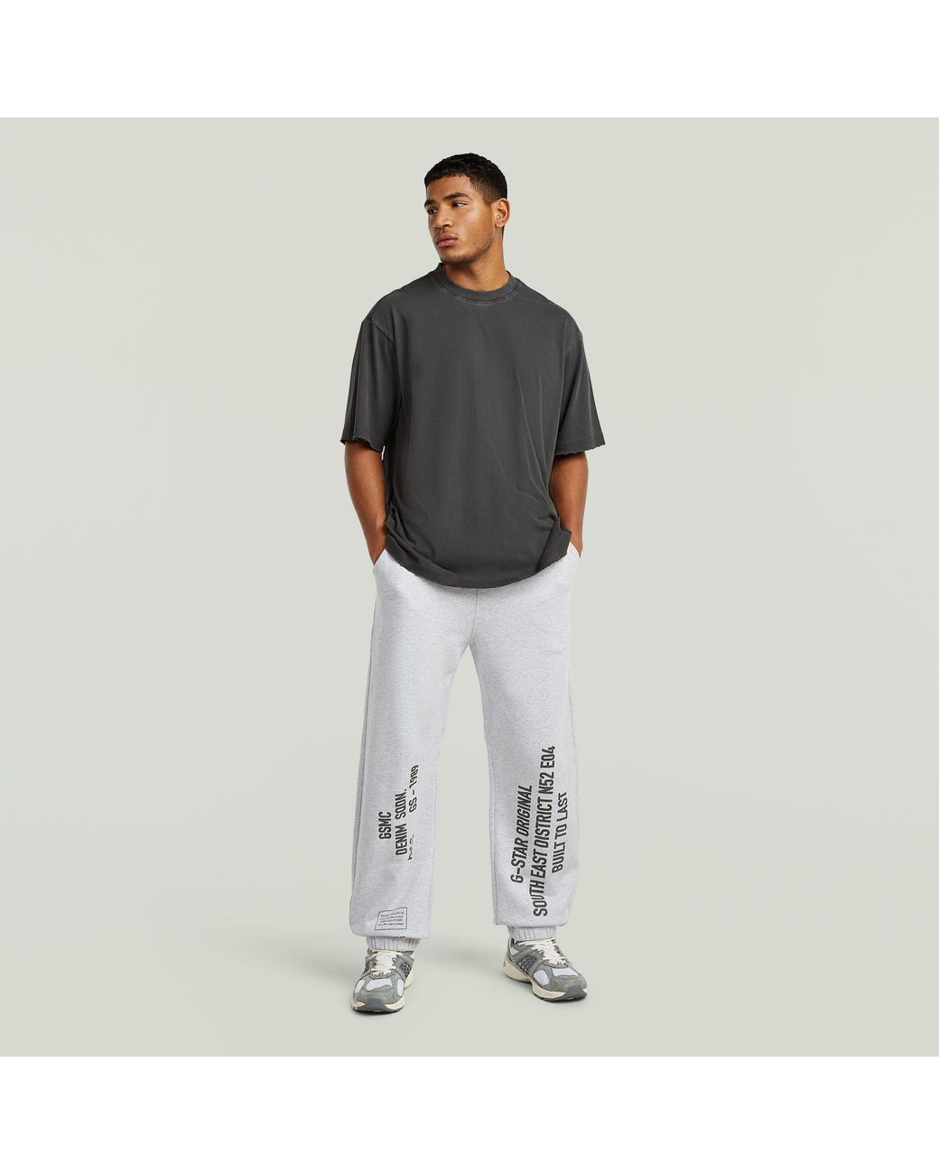 Pantalon Stencil Graphic Sweater G-Star pour homme en coloris Gray