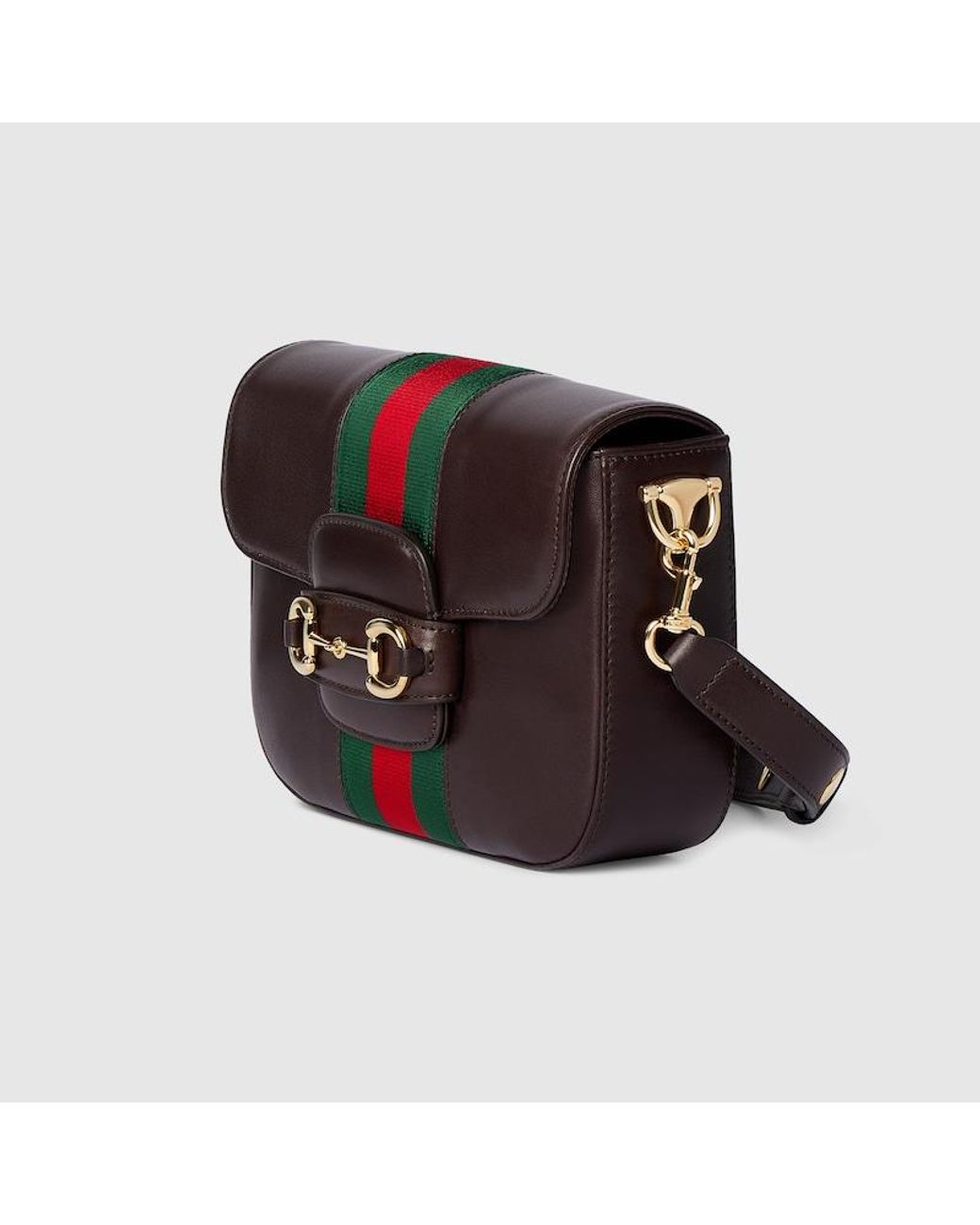 Gucci Black Horsebit 1955 Small Shoulder Bag