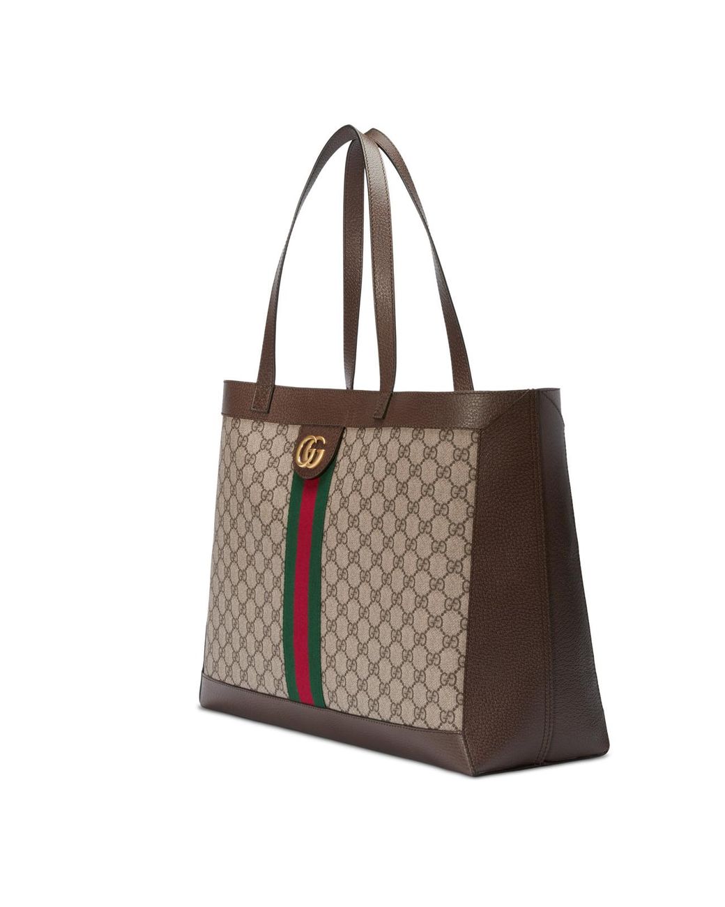 Gucci Ophidia GG Tote With Three Little Pigs in Brown | Lyst