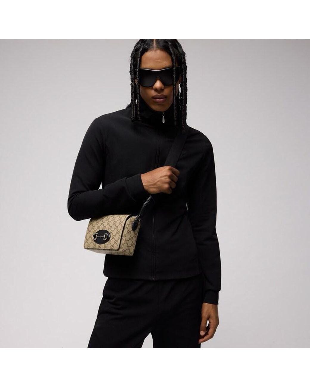 Gucci Metallic Horsebit 1955 Mini Bag, Gg Canvas for men