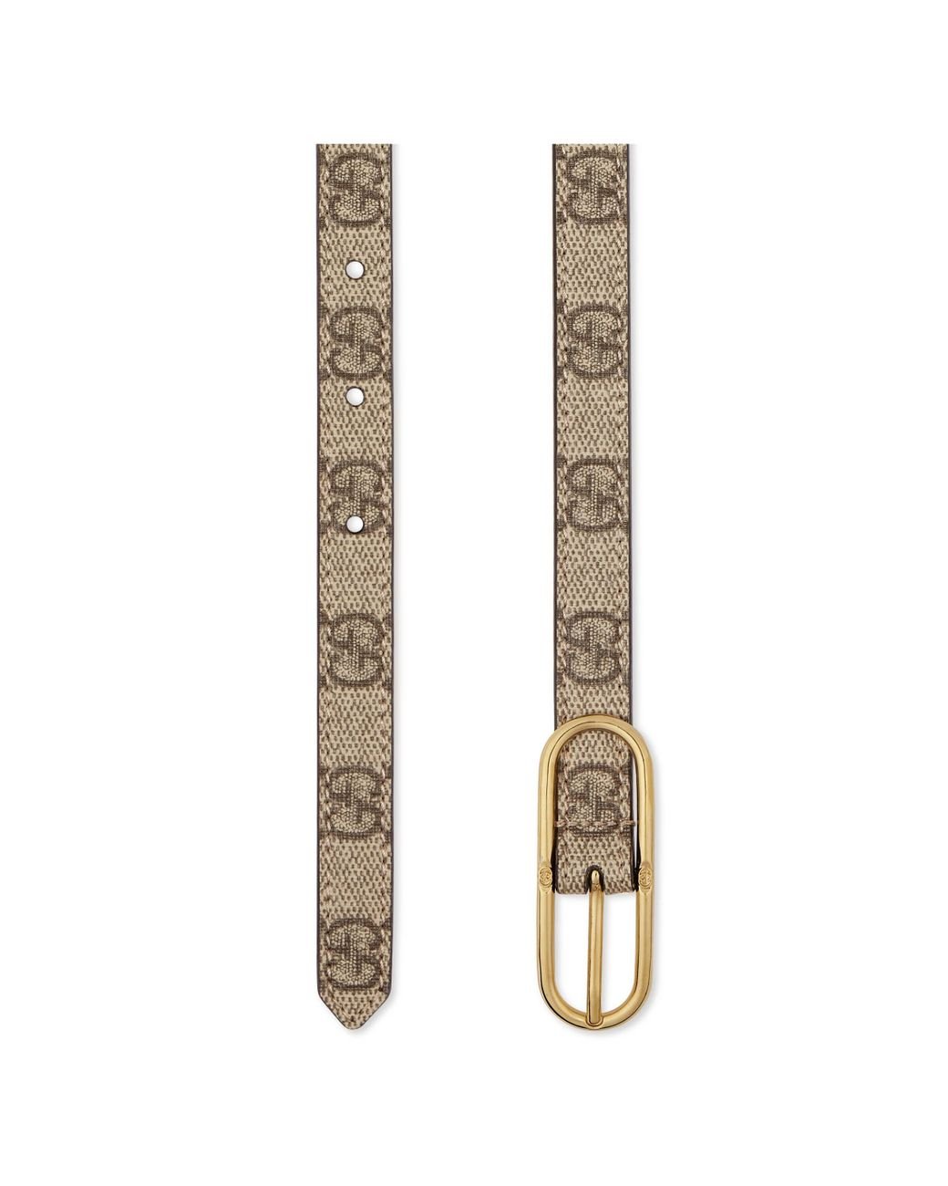 Jackie thin gg supreme canvas belt hotsell