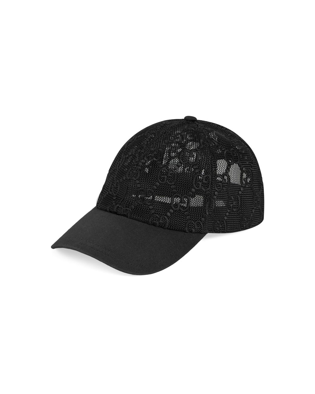 Gucci GG Embroidered Cotton Lace Baseball Cap in Black | Lyst display picture 2