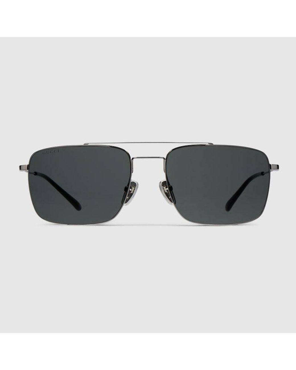 Gucci Black Specialized-Fit Navigator Sunglasses for men