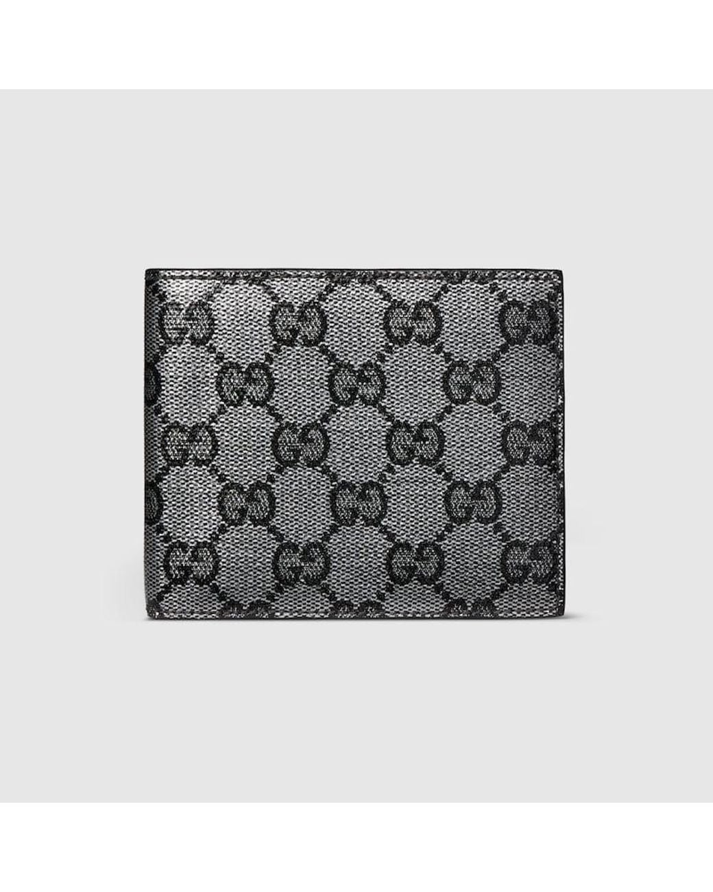 Gucci Gray Bi-Fold Wallet With Gg for men