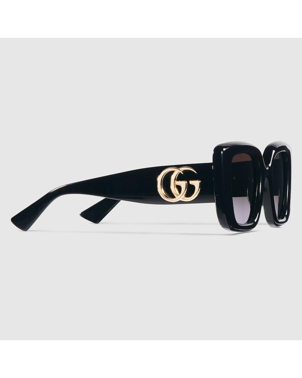 Occhiali Da Sole A Farfalla di Gucci in Black