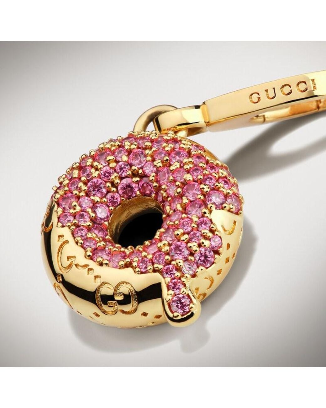 Gucci White Donut Crystal Charm