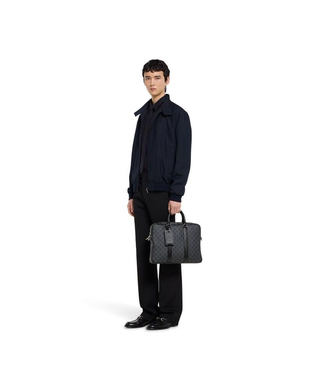 Gucci Black Porter Large Briefcase for men