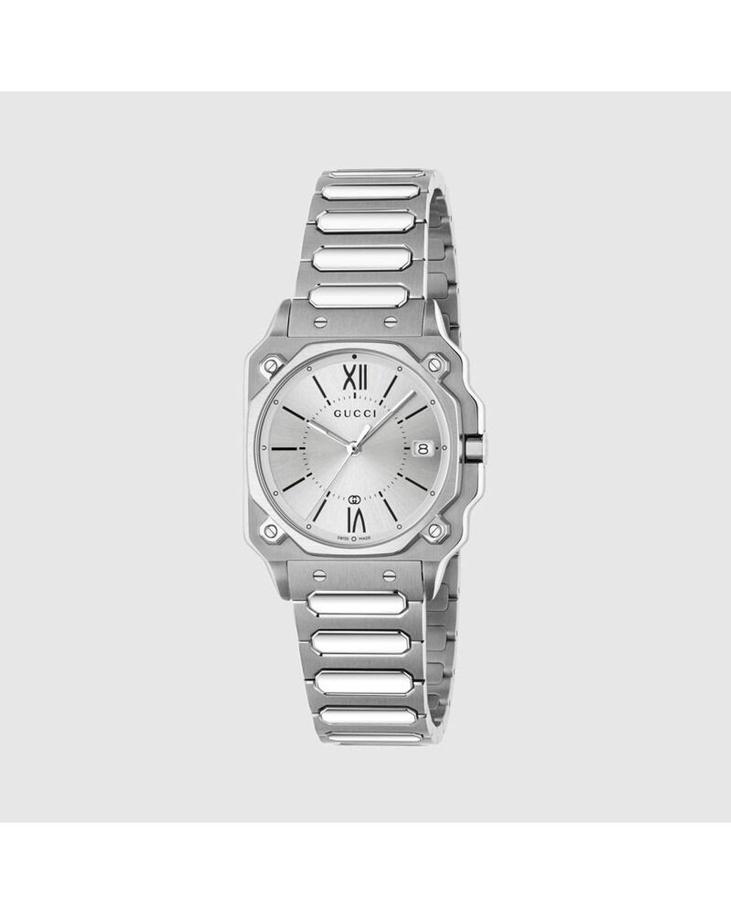 Gucci Metallic G-flat Watch