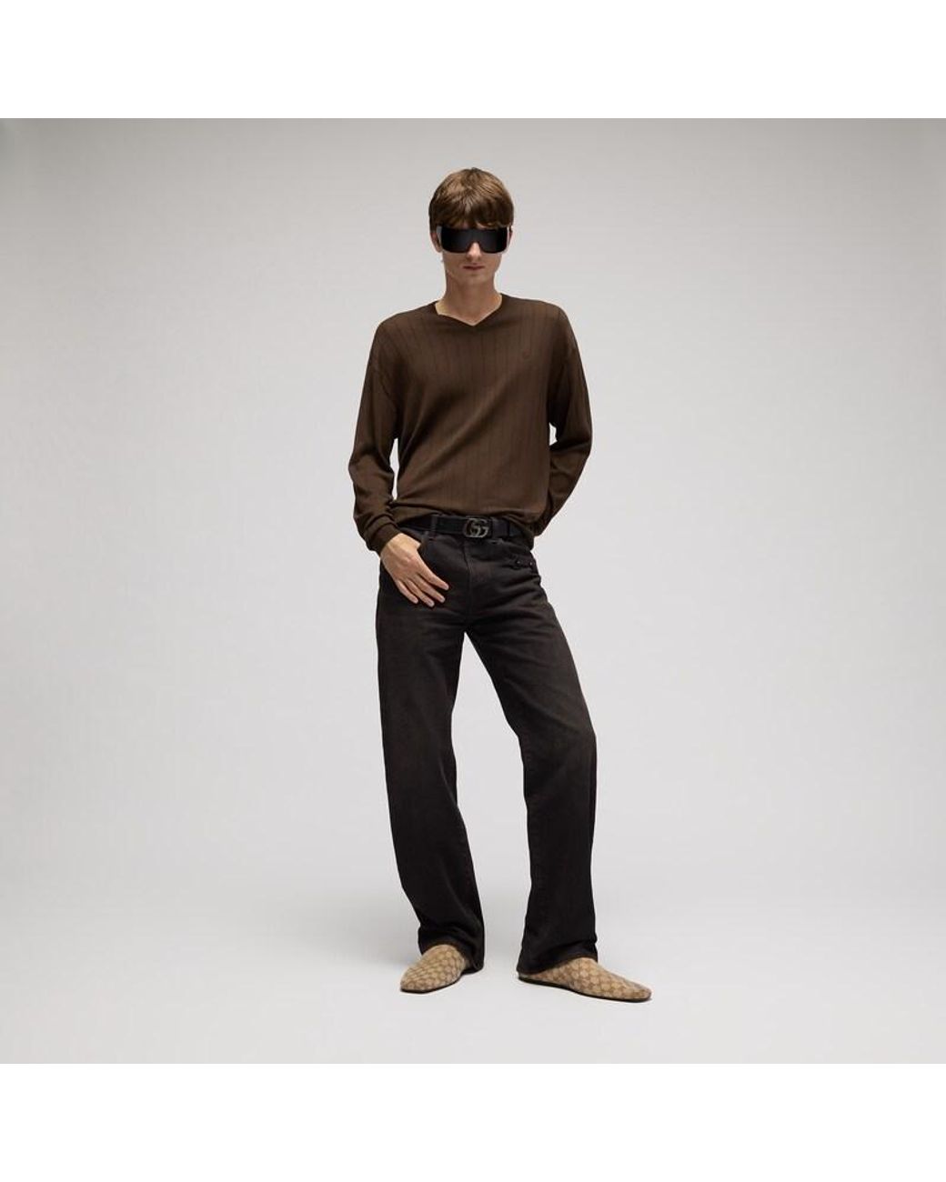 Gucci Natural Cupertino Loafer, Gg Canvas