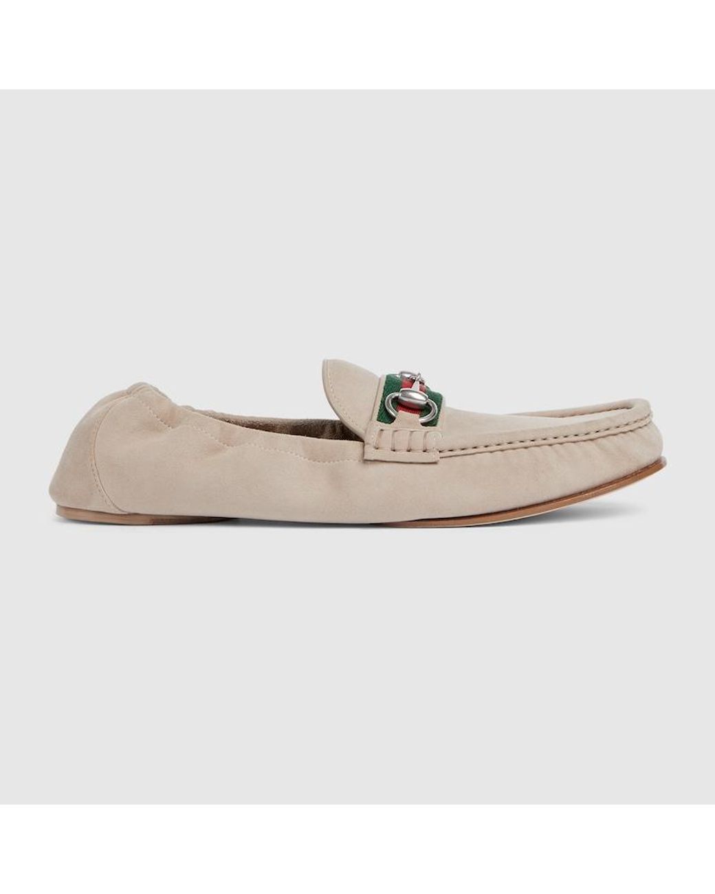 Gucci White Horsebit 1953 Loafer for men