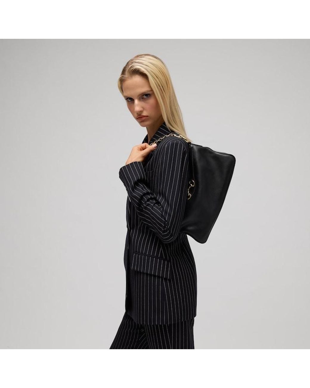Gucci Black Starlet Medium Shoulder Bag, Leather