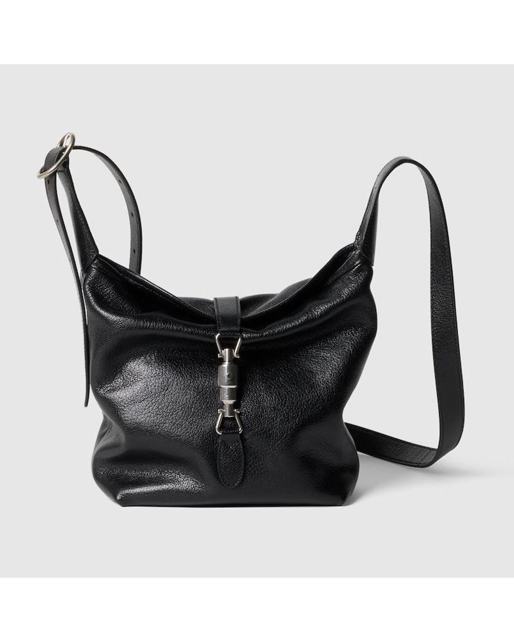 Gucci Black Mini Bag With Piston Closure