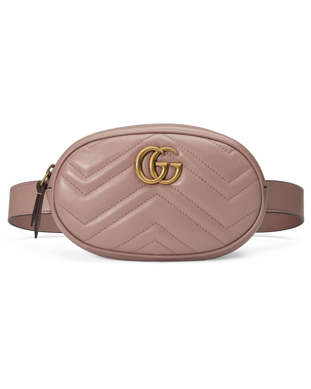 Gucci Marmont Matelassé Leather Belt Bag in | Lyst