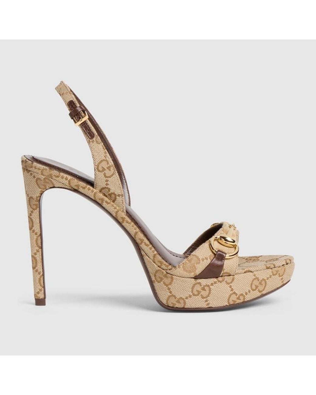 Gucci Metallic Donna Platform Sandal