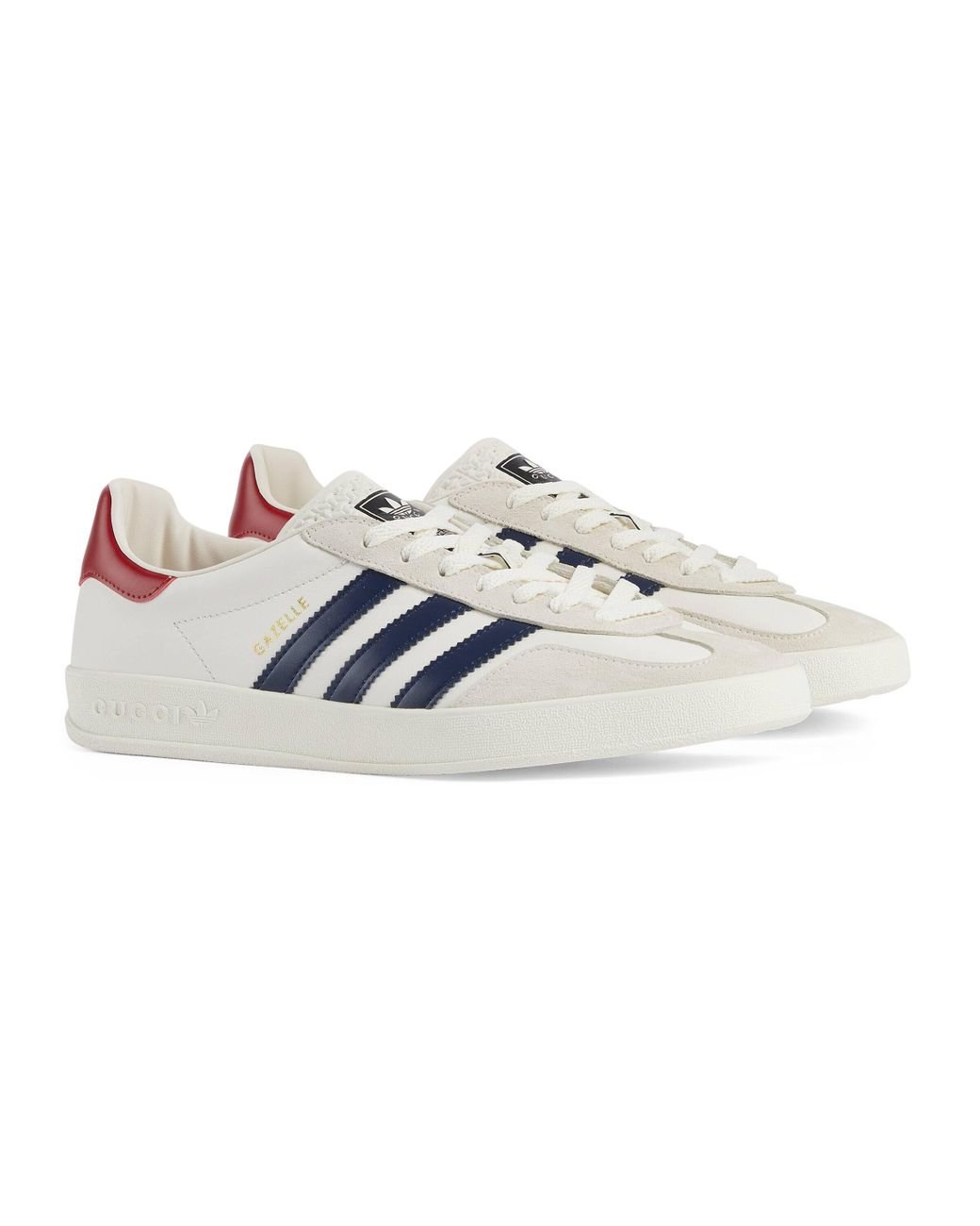 Gucci Adidas X Men's Gazelle Sneaker in White for Men | Lyst