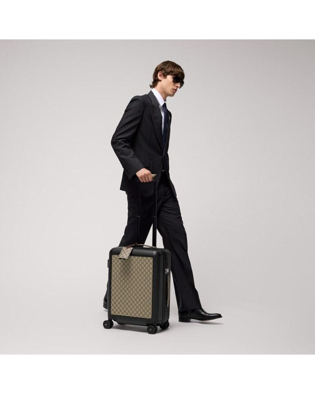Gucci Black Porter Light Cabin Plus Trolley for men