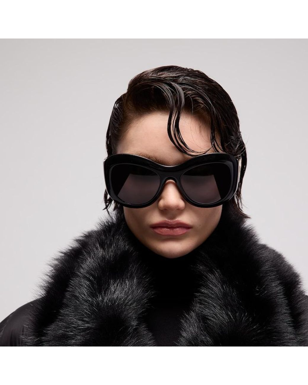 Gucci Purple Round Frame Sunglasses