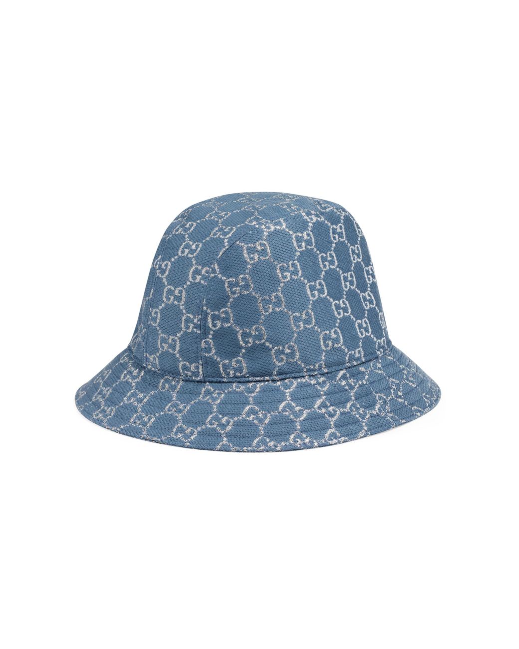 Gucci GG Lamé Bucket Hat in Turquoise Blue (Blue) - Save 30% | Lyst