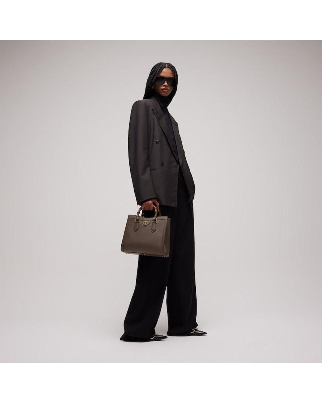 Gucci Brown Diana Medium Tote Bag