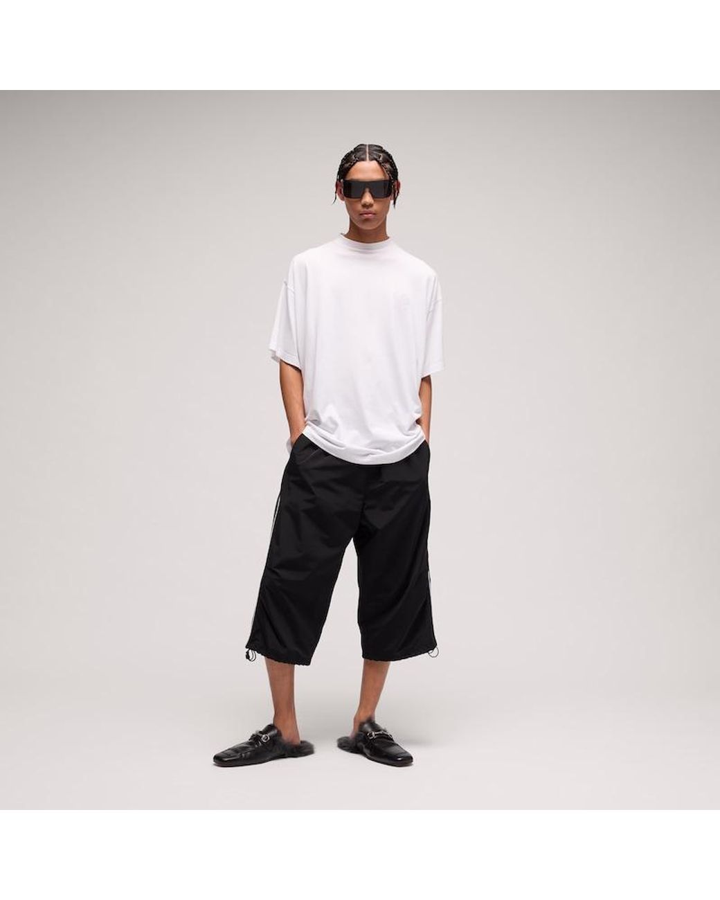 Gucci White Lightweight Silk Jersey T-Shirt With Embroidery for men