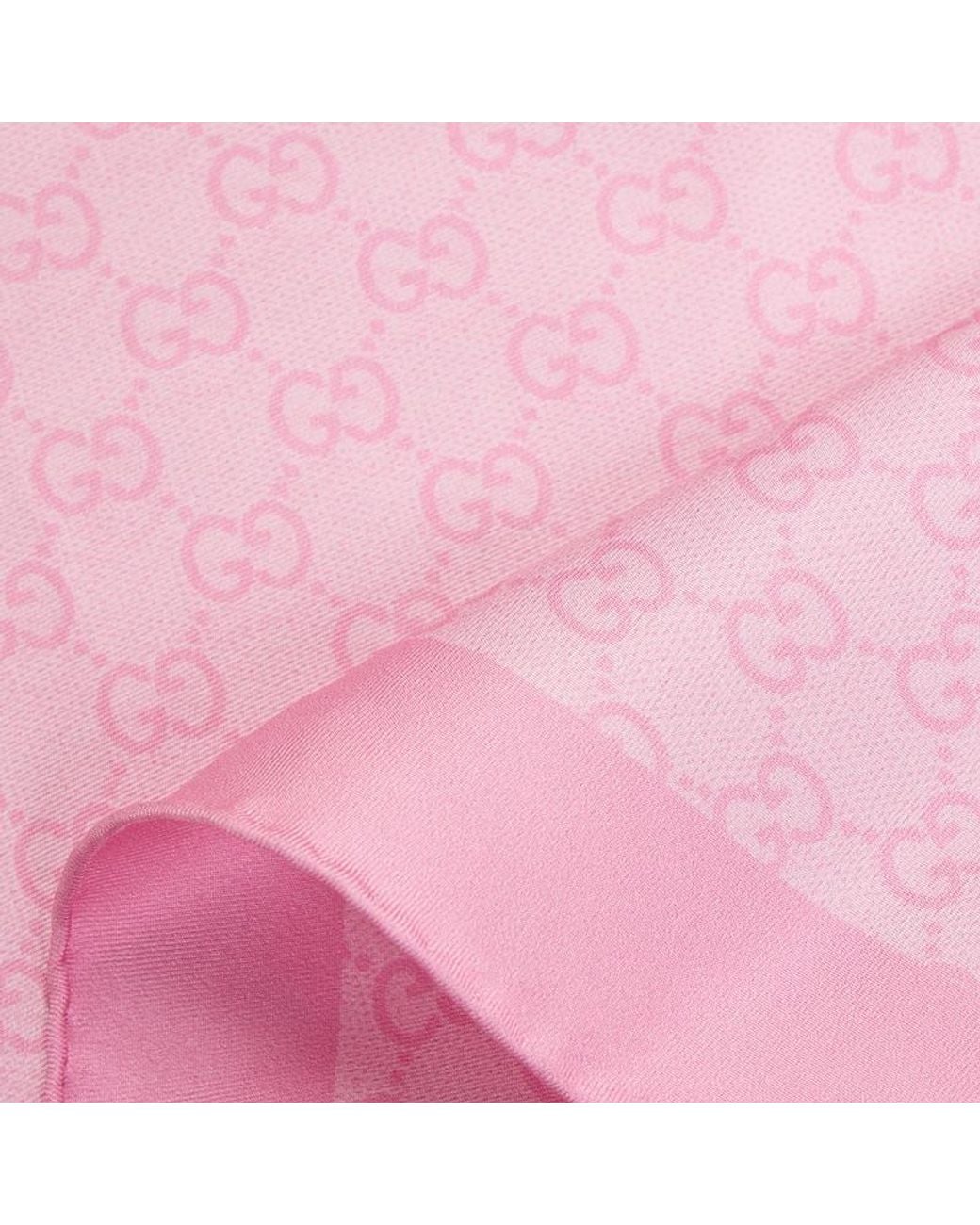 Foulard A Rombo di Gucci in Pink