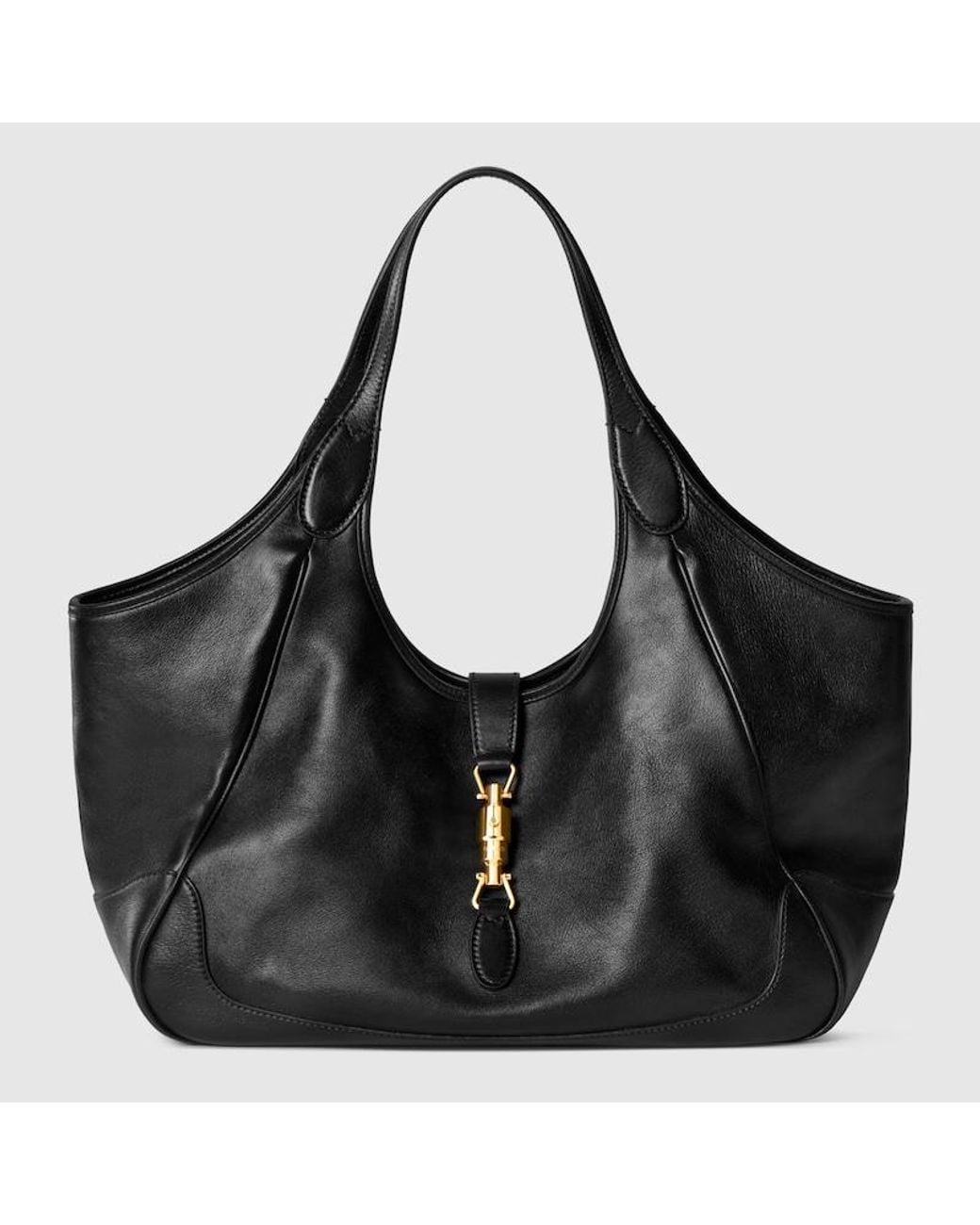 Gucci Black "Mercato" Medium Tote Bag