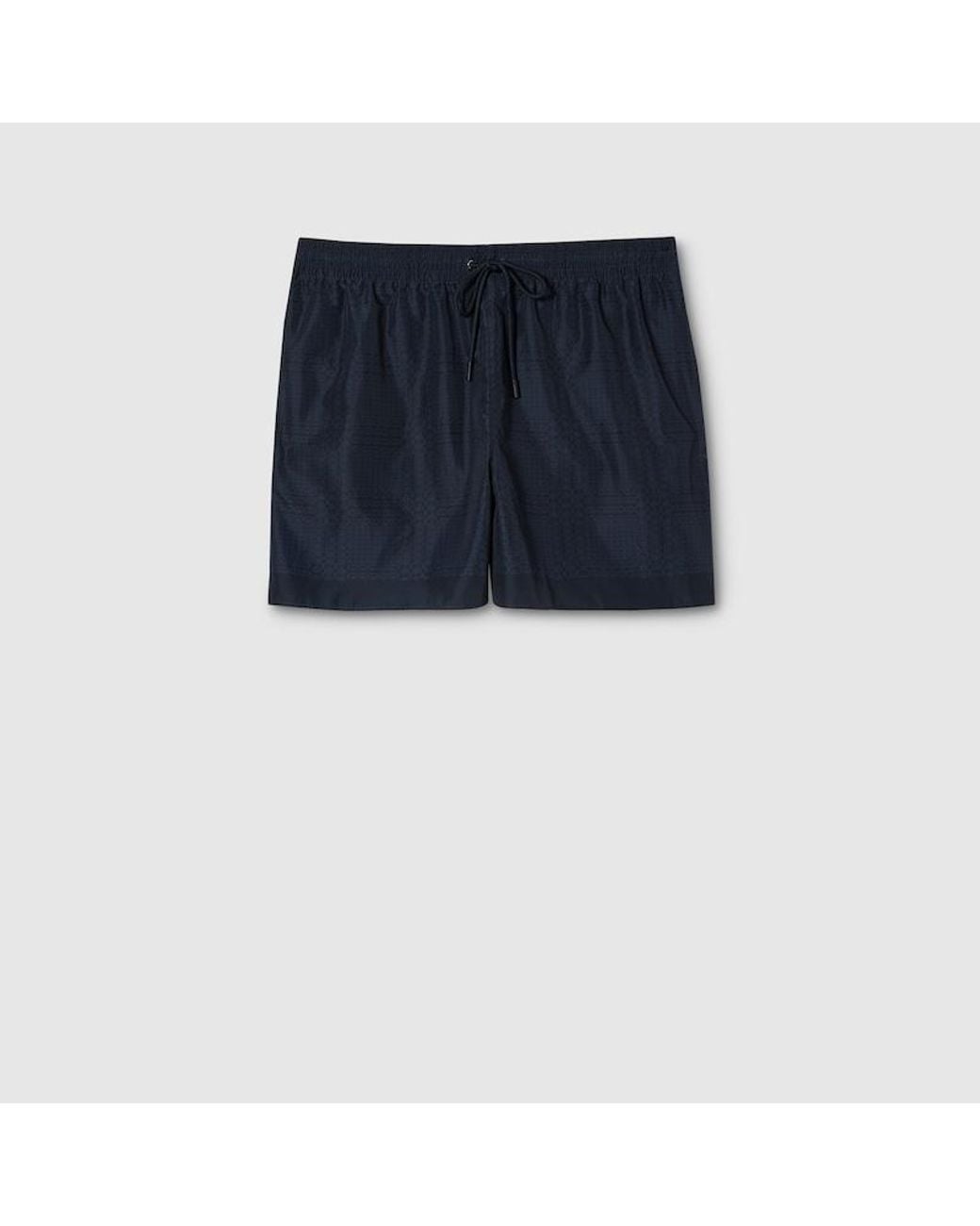 Gucci Blue Gg Shorts Swimwear for men