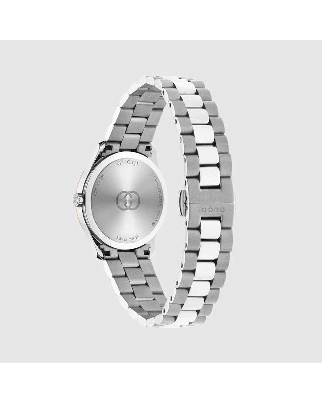 Gucci Metallic G-Timeless Watch, 29Mm, Steel