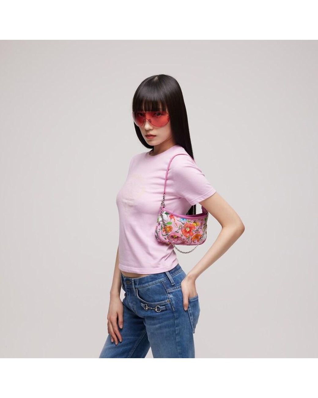 Gucci Red Gossip Small Shoulder Bag
