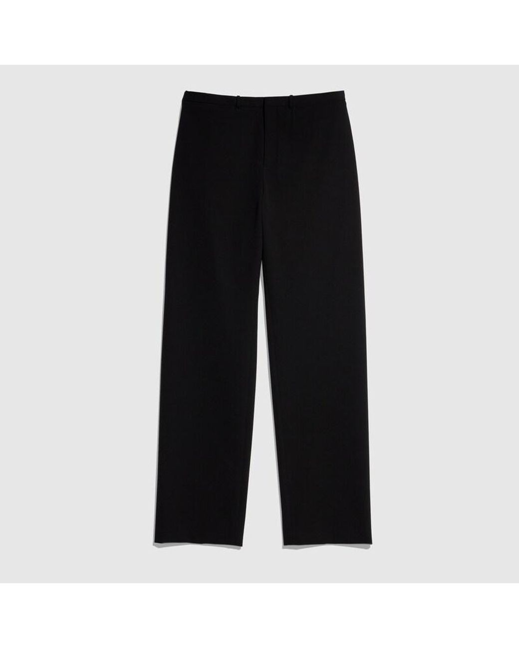 Gucci Black Technical Stretch Wool Pants