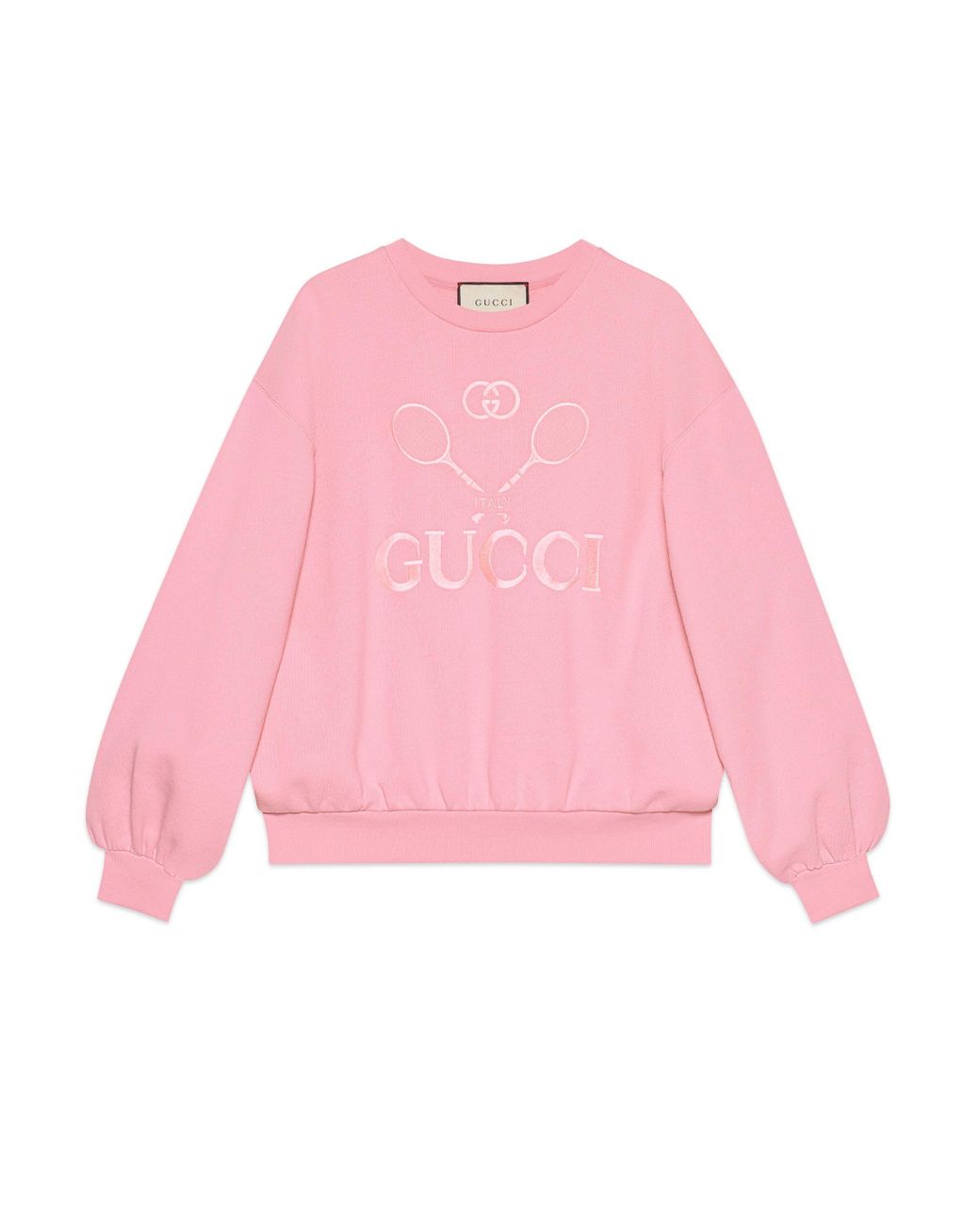 Gucci Oversize Sweatshirt With Tennis in Pink | Lyst