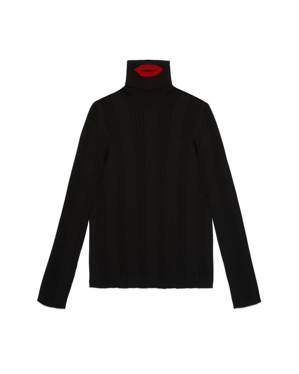 hjort Absay Peep Gucci Balaclava Knit Top Black | Lyst