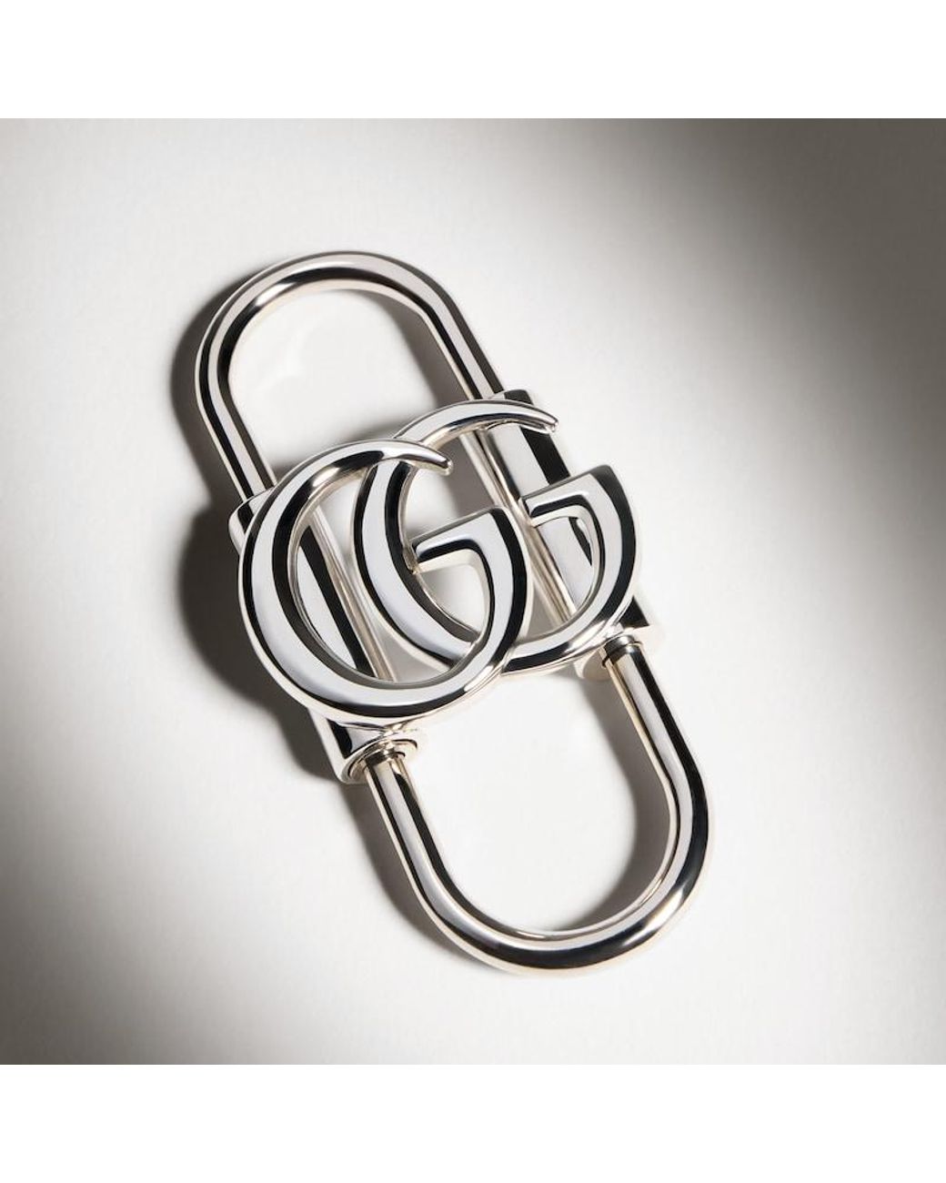 Gucci Porte-Clés Avec Double G in Metallic für Herren
