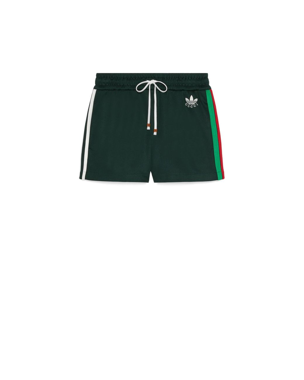 Gucci Cotton Adidas X Jersey Shorts in Green | Lyst