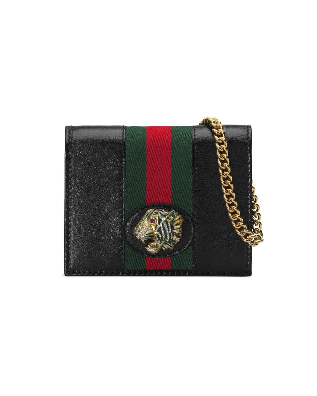 rajah chain card case wallet