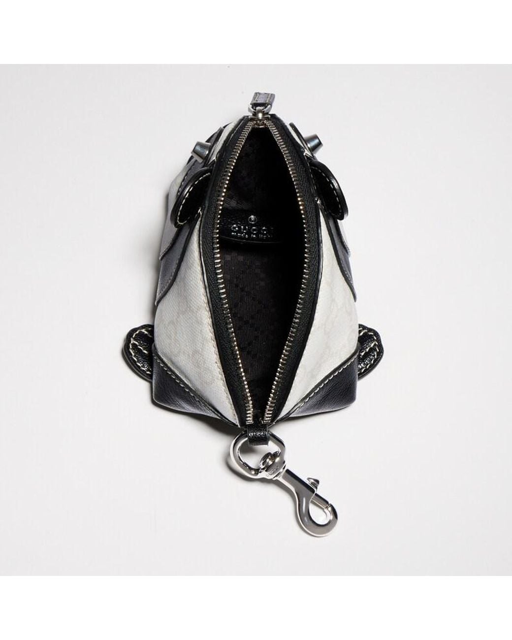 Gucci Metallic Panda-Shaped Coin Case