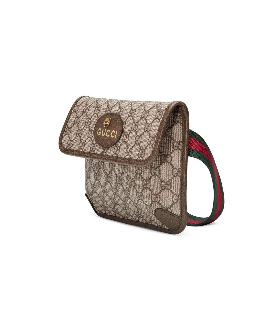 black gg supreme belt bag