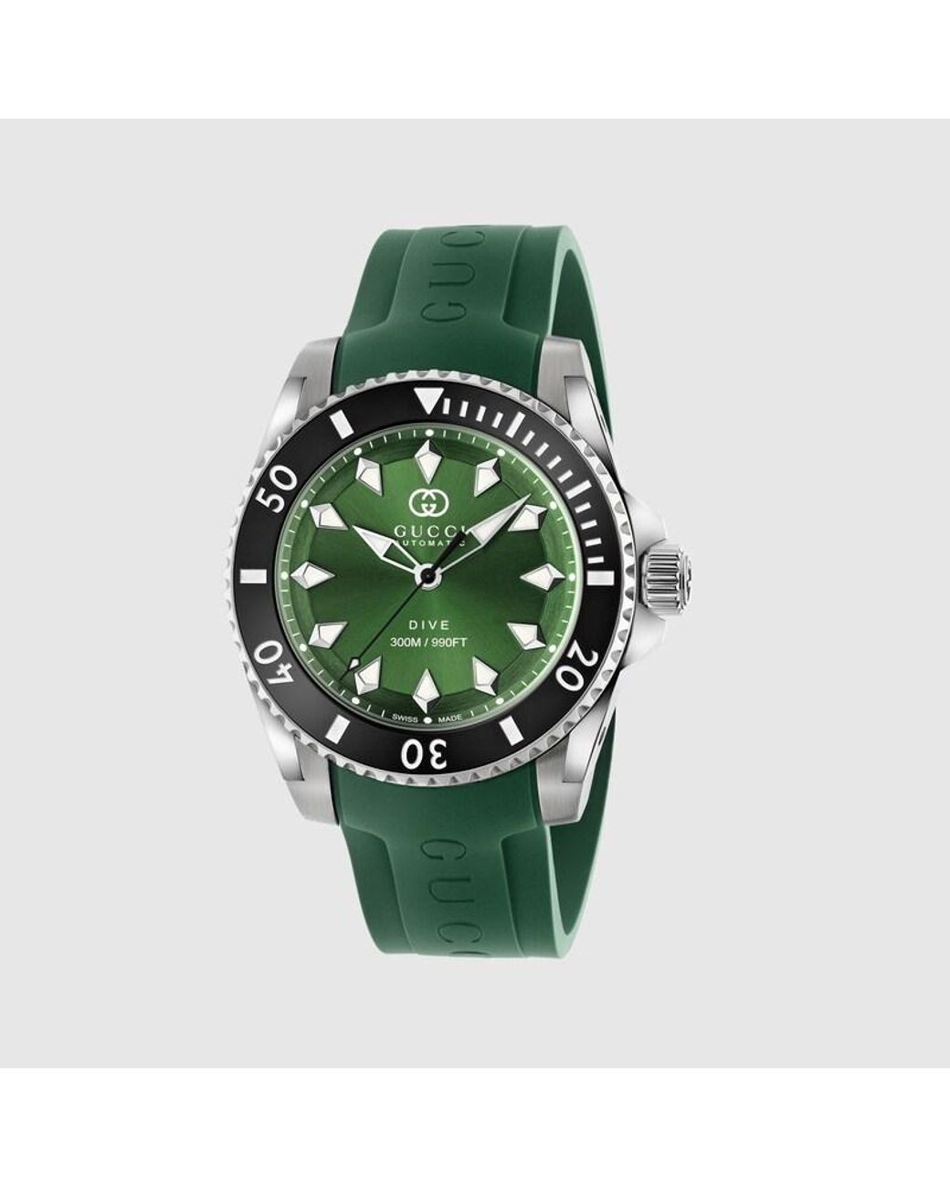 Gucci Green Dive Watch, 40Mm for men
