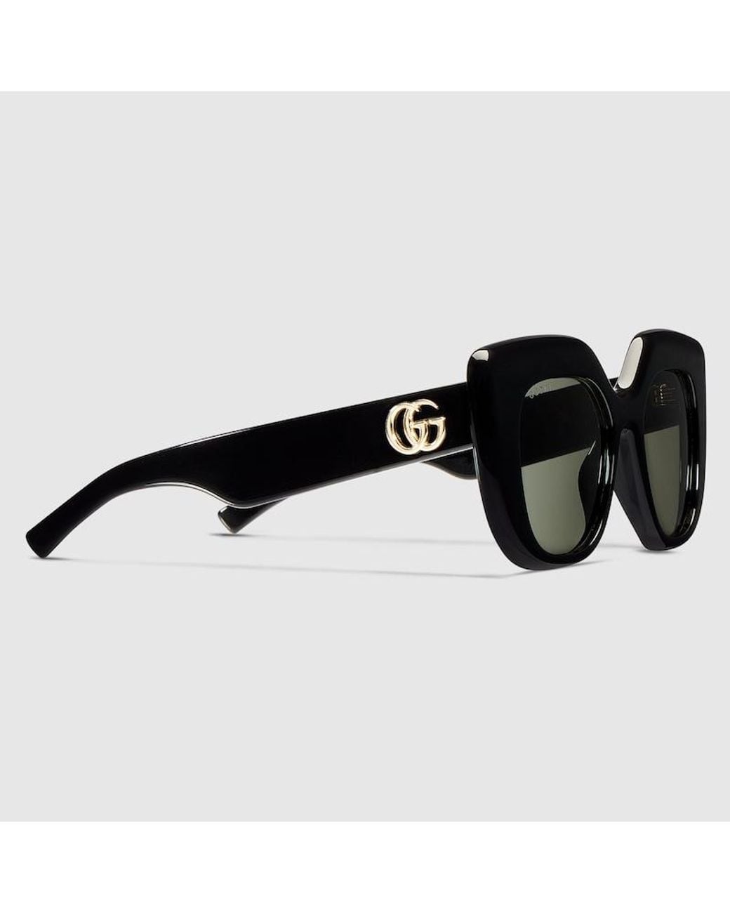 Gucci Black Square Frame Sunglasses