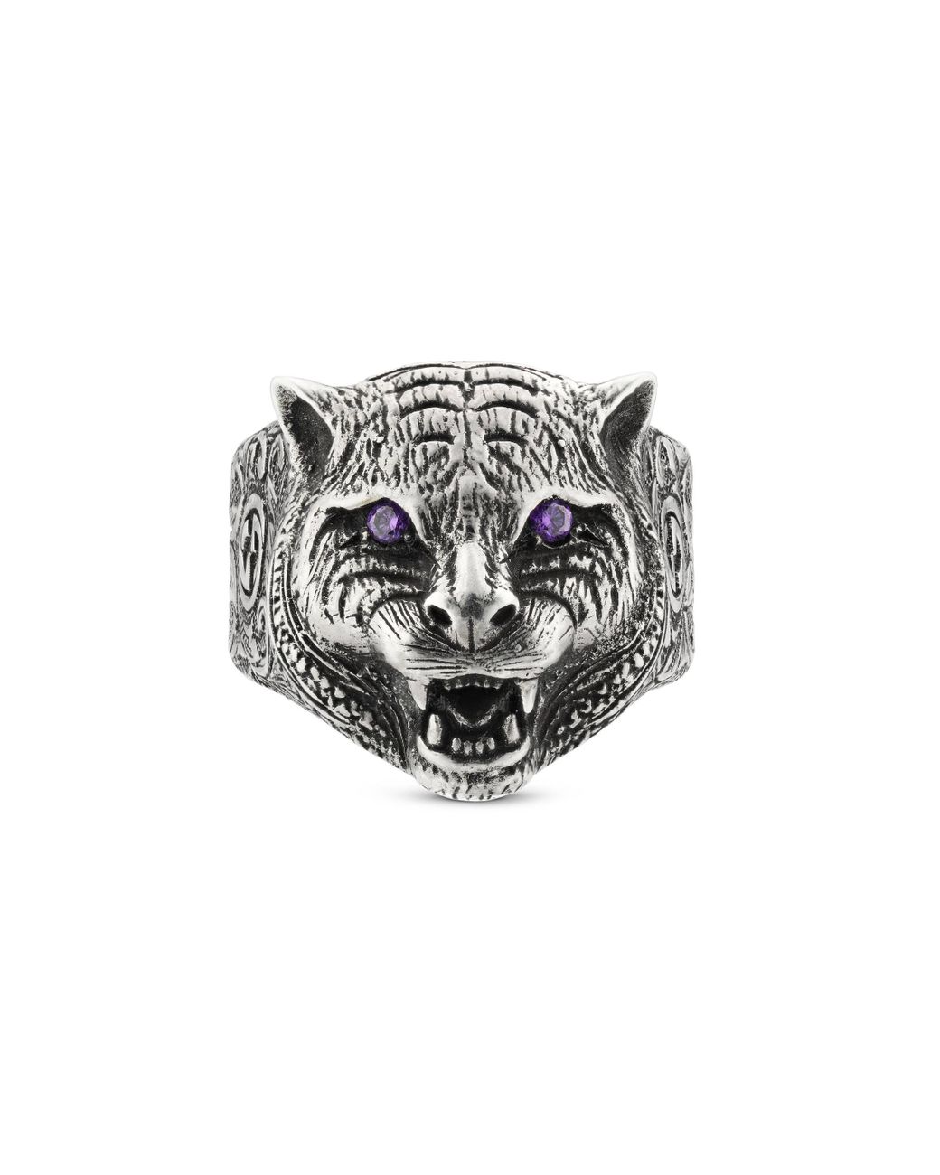 Gucci Garden Feline Head Ring for Men | Lyst