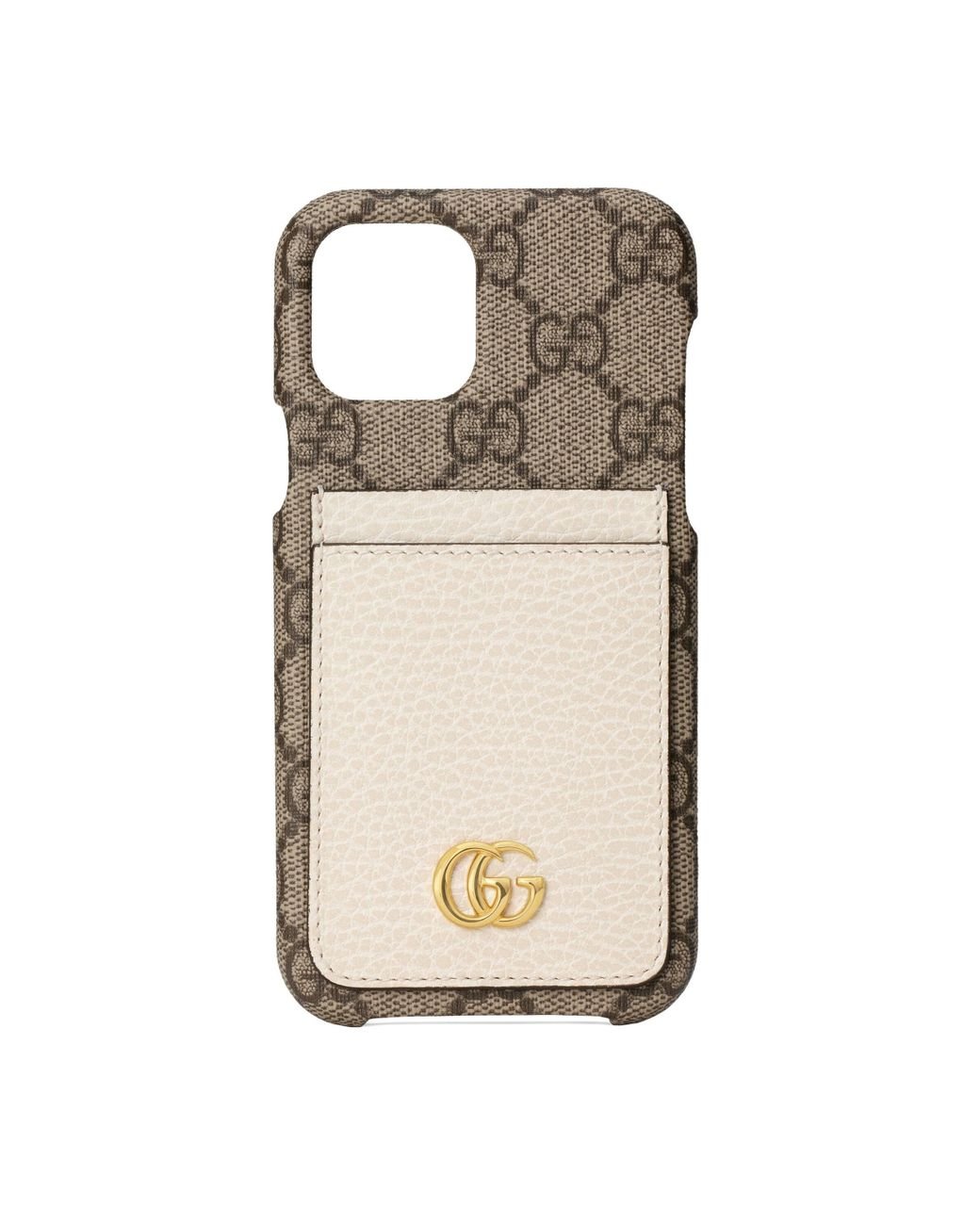 Gucci GG Marmont Handyhülle passend für iPhone 12/12 Pro in Natur | Lyst DE