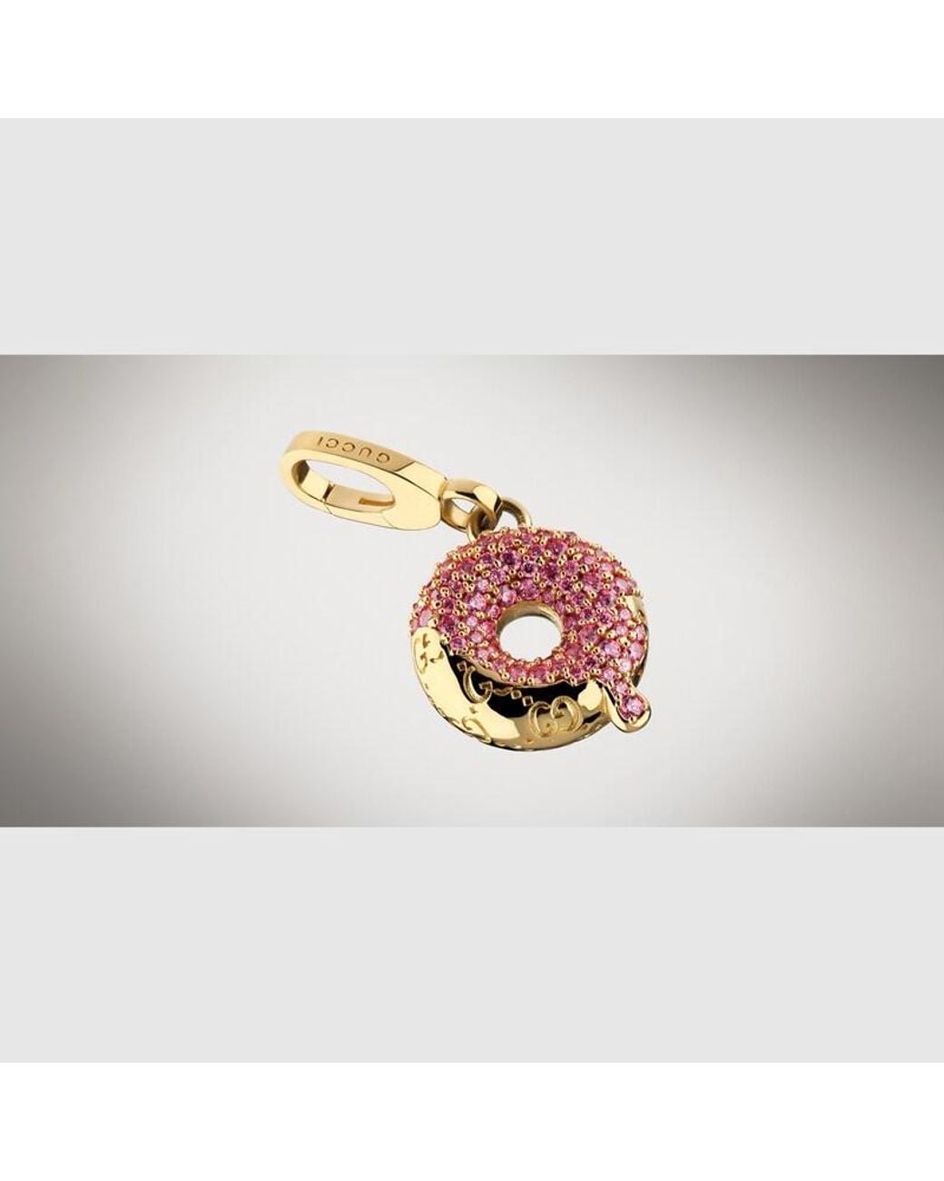 Gucci White Donut Crystal Charm