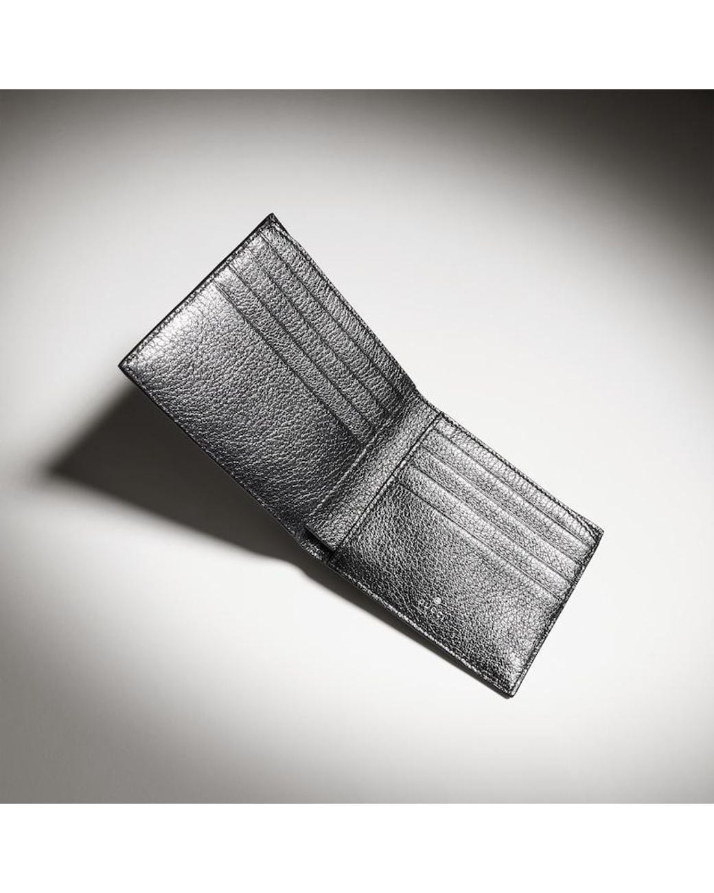 Gucci Gray Bi-Fold Wallet With Gg for men