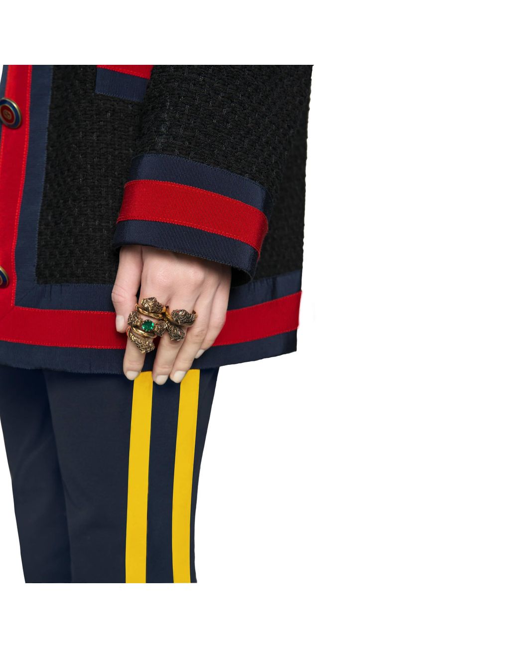 Bague tete de tigre Gucci pour homme en coloris Metallise Lyst
